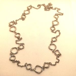 Vintage Silver tone statement necklace